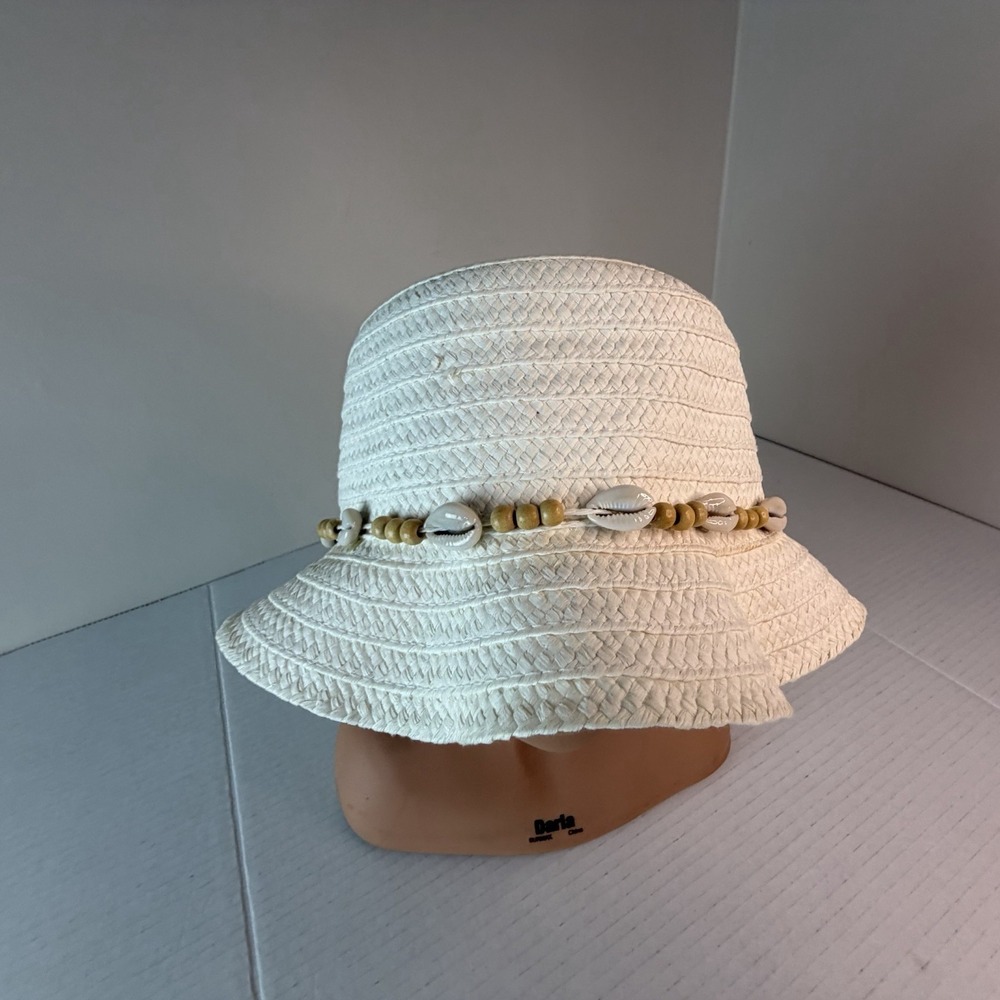 Sun N Sand Headwear Beach Bucket Hat Seashell Comfort Band Size OS - Picture 7 of 16